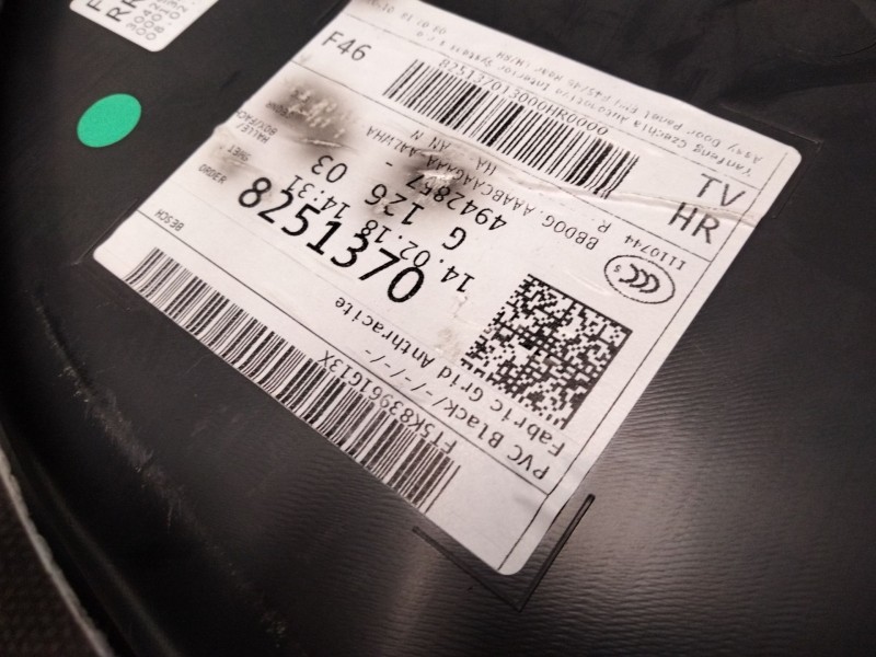 Recambio de guarnecido puerta trasera derecha para bmw 2 gran tourer (f46) 218 d referencia OEM IAM 8251370  