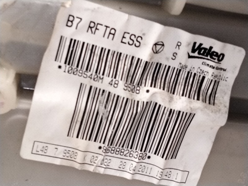 Recambio de calefaccion entera normal para citroën c4 berlina exclusive referencia OEM IAM 9688826380  