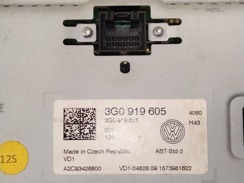 Recambio de sistema audio / radio cd para volkswagen golf vii lim. 1.6 16v tdi dpf referencia OEM IAM 3G0919605  