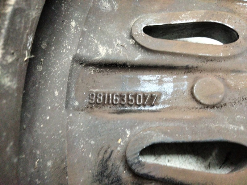 Recambio de llanta aluminio para peugeot 3008 suv (mc_, mr_, mj_, m4_) 1.5 bluehdi 130 referencia OEM IAM 9811635077  