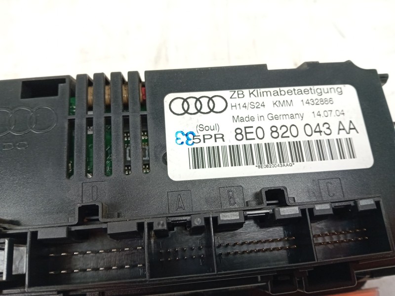 Recambio de mando calefaccion / aire acondicionado para audi a4 b6 (8e2) 1.9 tdi referencia OEM IAM   