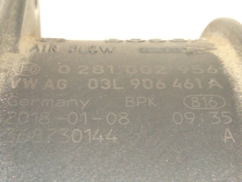 Recambio de caudalimetro para volkswagen passat b8 variant (3g5, cb5) 2.0 tdi referencia OEM IAM 03L906461A 0281002956 