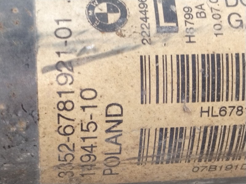 Recambio de amortiguador trasero izquierdo para bmw x5 (e70) 3.0d referencia OEM IAM 6781921  