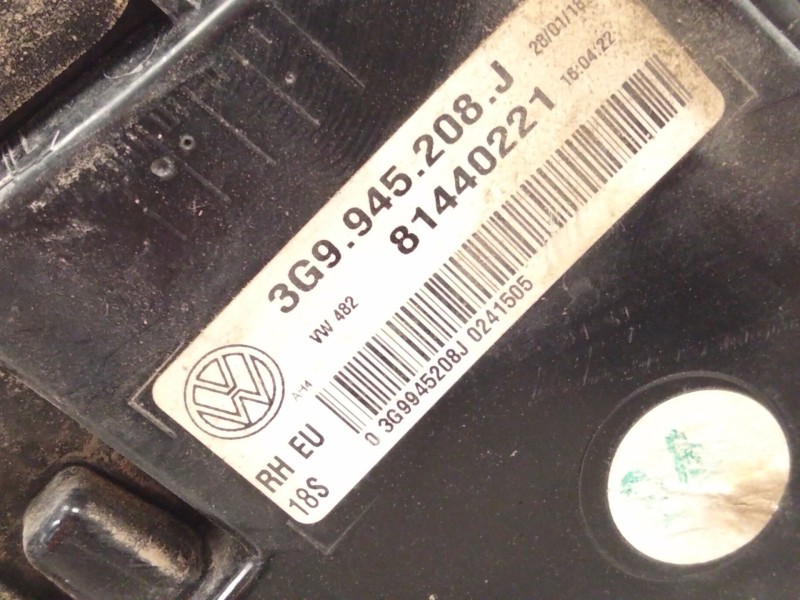 Recambio de piloto trasero derecho para volkswagen passat b8 variant (3g5, cb5) 2.0 tdi referencia OEM IAM 3G9945208J  