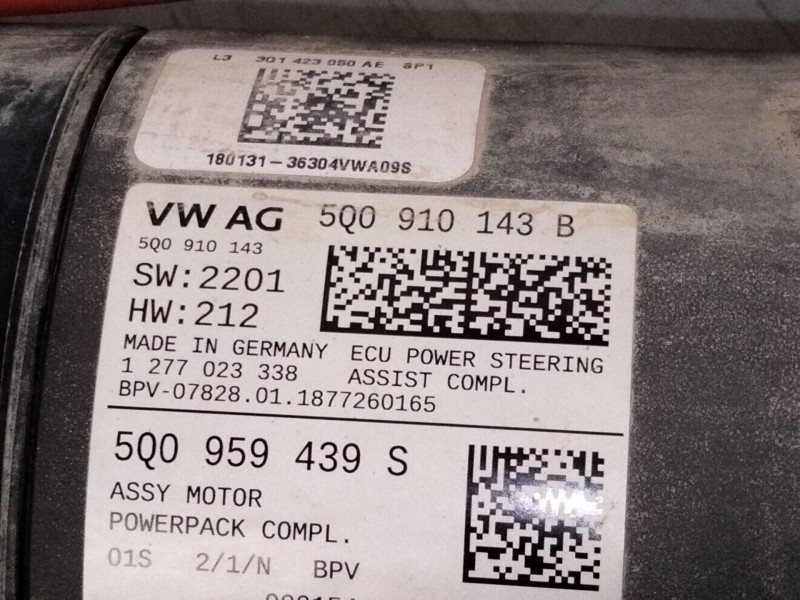 Recambio de caja direccion electrica para volkswagen passat b8 variant (3g5, cb5) 2.0 tdi referencia OEM IAM 5Q2423055L  