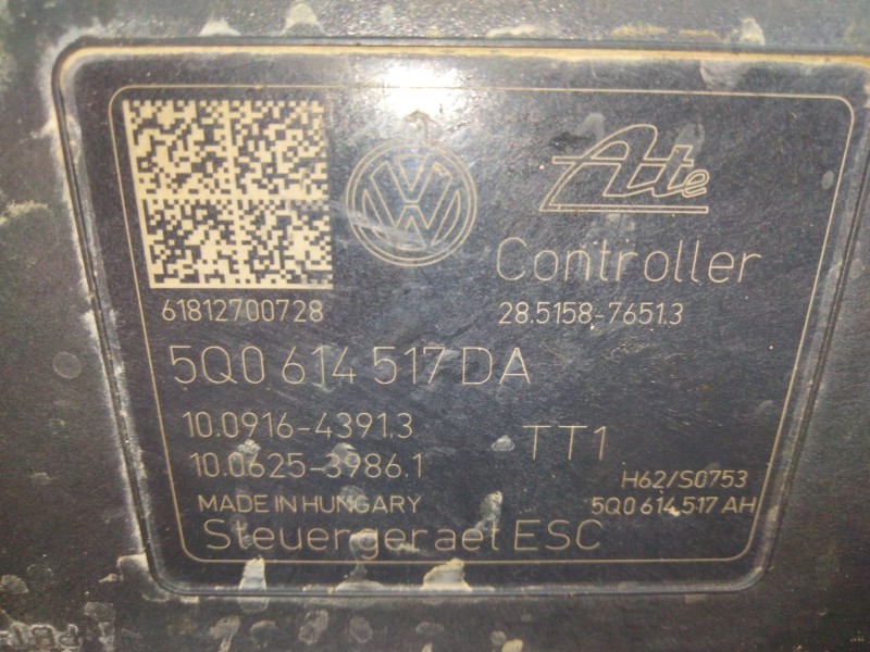Recambio de abs para volkswagen passat b8 variant (3g5, cb5) 2.0 tdi referencia OEM IAM 5Q0614517  
