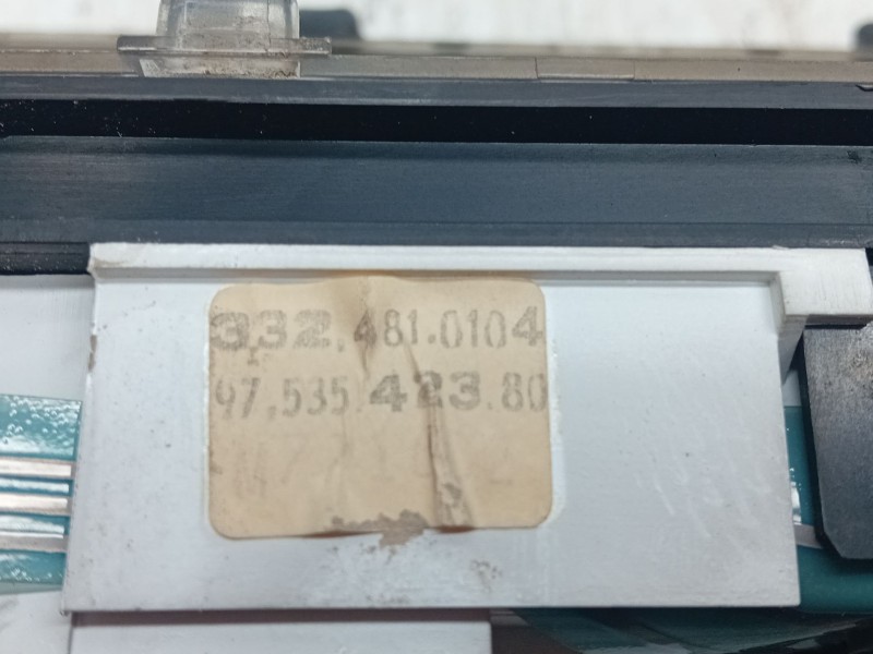 Recambio de cuadro instrumentos para peugeot 309 ii (3c, 3a) 1.9 diesel referencia OEM IAM 3324810104  