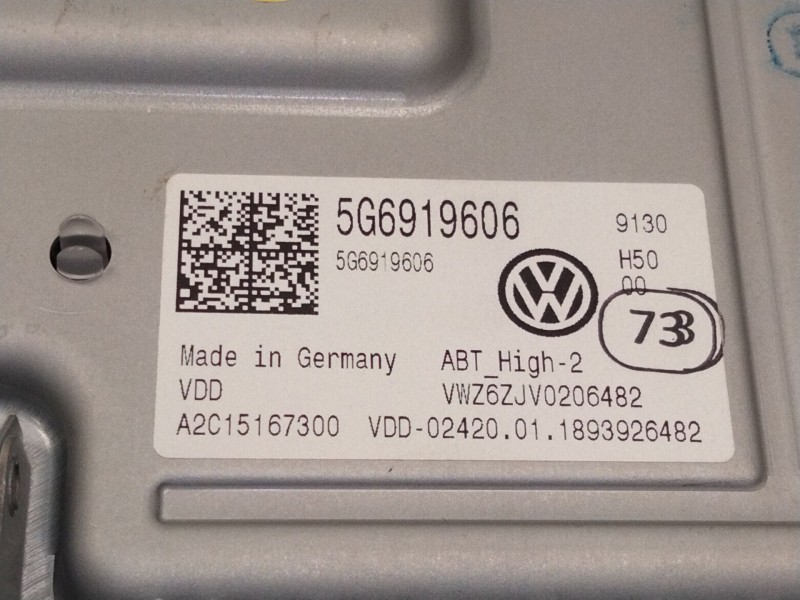 Recambio de pantalla multifuncion para volkswagen passat b8 variant (3g5, cb5) 2.0 tdi referencia OEM IAM 5G6919606  