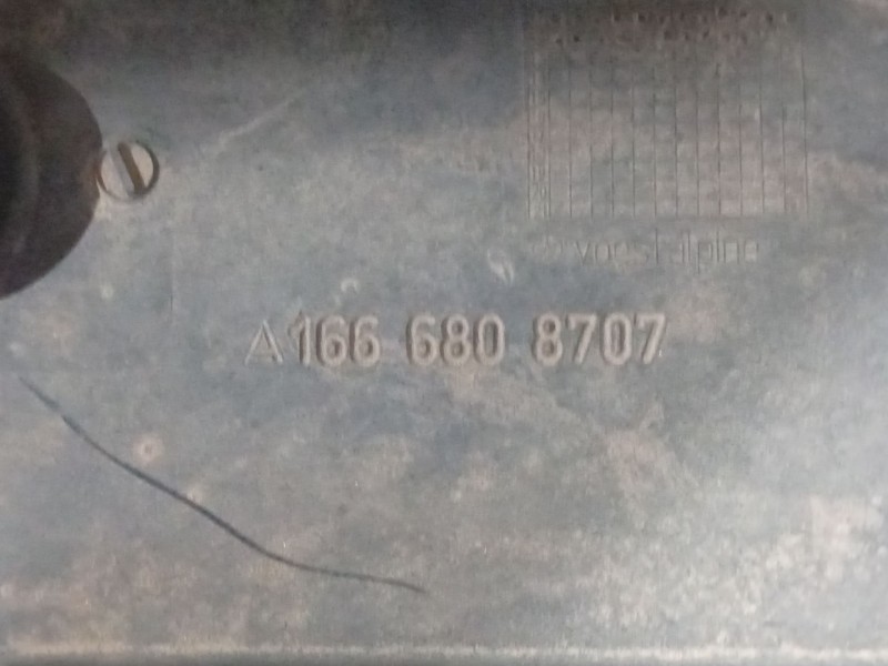 Recambio de panel protector para mercedes-benz clase m (w166) ml 250 cdi / bluetec 4-matic (166.004, 166.003) referencia OEM IAM