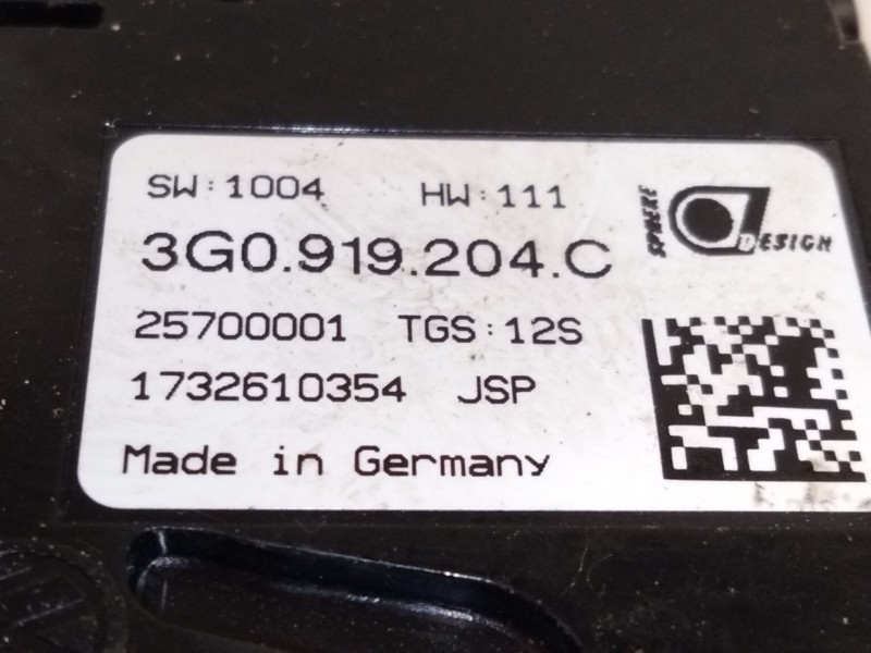 Recambio de reloj para volkswagen passat b8 variant (3g5, cb5) 2.0 tdi referencia OEM IAM 3G0919204C  