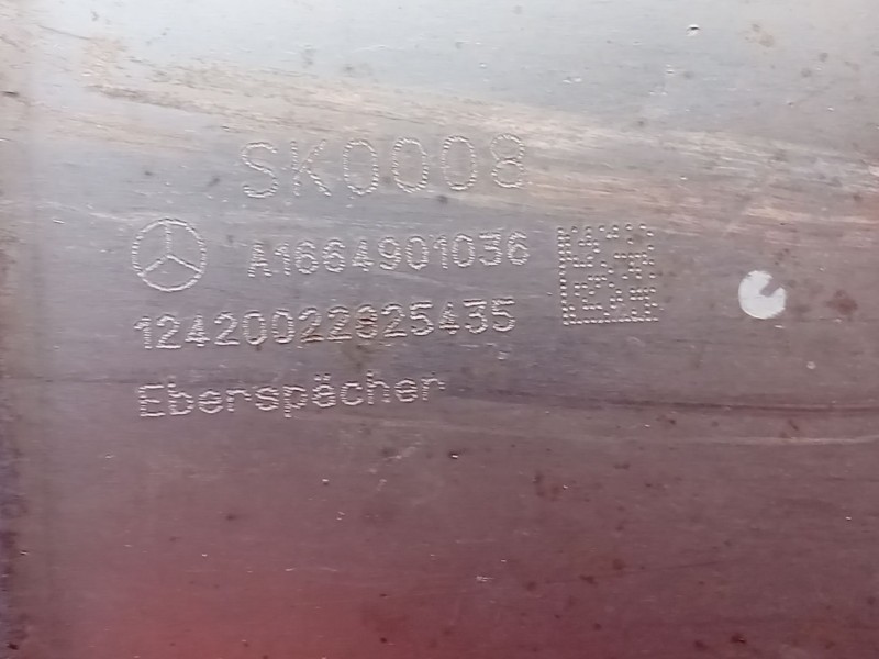 Recambio de tubo escape trasero para mercedes-benz clase m (w166) ml 250 cdi / bluetec 4-matic (166.004, 166.003) referencia OEM