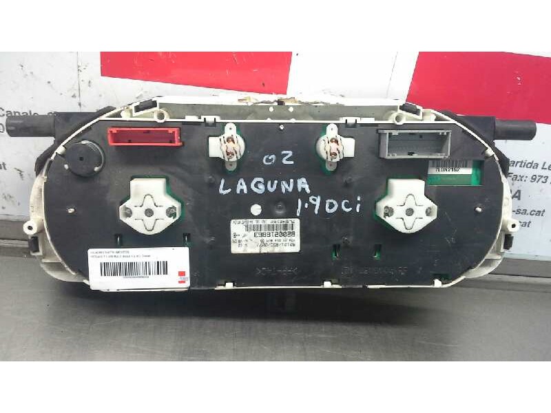 Recambio de cuadro instrumentos para renault laguna ii (bg0) 1.9 dci diesel referencia OEM IAM   