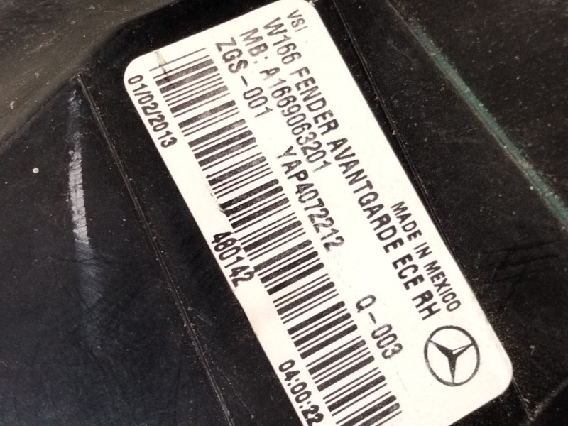 Recambio de piloto trasero derecho para mercedes-benz clase m (w166) ml 250 cdi / bluetec 4-matic (166.004, 166.003) referencia 