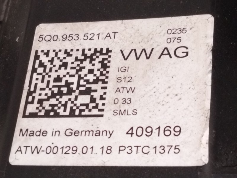 Recambio de mando limpia para volkswagen passat b8 variant (3g5, cb5) 2.0 tdi referencia OEM IAM 5Q0953502M  