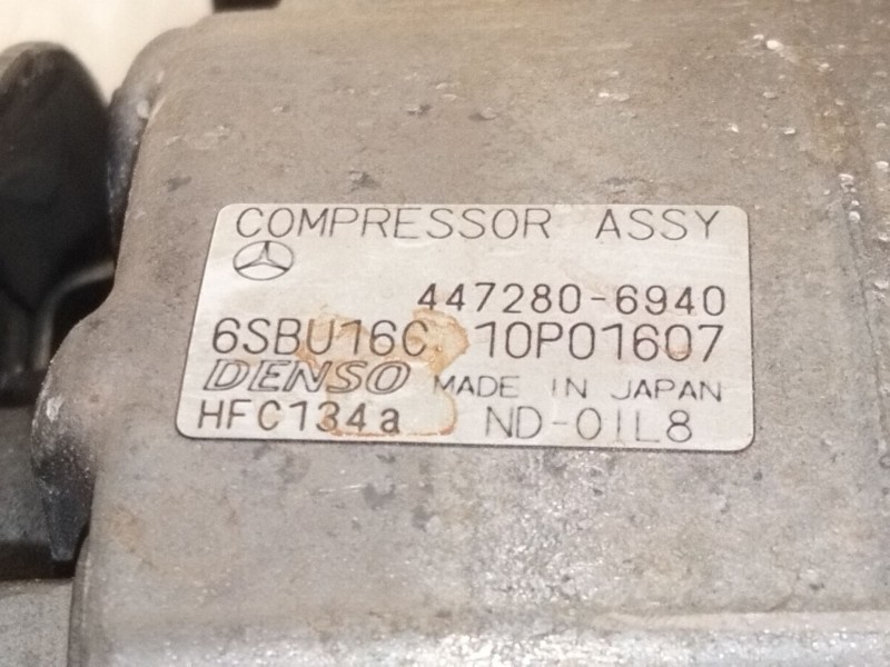 Recambio de compresor aire acondicionado para mercedes-benz clase m (w166) ml 250 cdi / bluetec 4-matic (166.004, 166.003) refer
