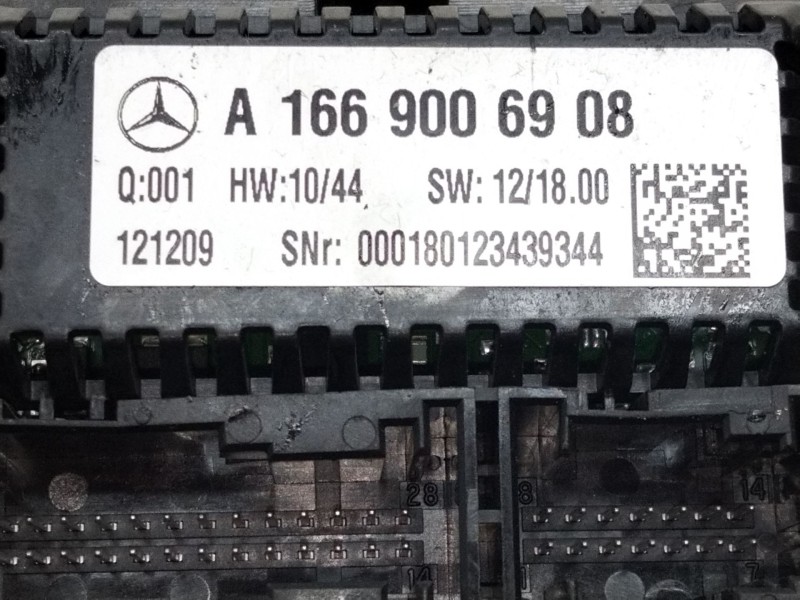 Recambio de mando calefaccion / aire acondicionado para mercedes-benz clase m (w166) ml 250 cdi / bluetec 4-matic (166.004, 166.