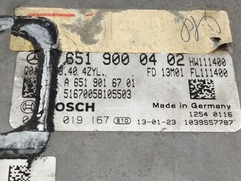 Recambio de centralita motor uce para mercedes-benz clase m (w166) ml 250 cdi / bluetec 4-matic (166.004, 166.003) referencia OE