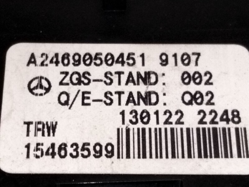 Recambio de palanca freno de mano para mercedes-benz clase m (w166) ml 250 cdi / bluetec 4-matic (166.004, 166.003) referencia O