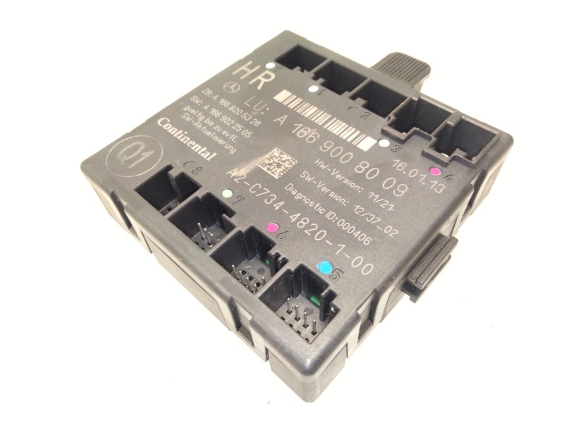 Recambio de modulo control puerta para mercedes-benz clase m (w166) ml 250 cdi / bluetec 4-matic (166.004, 166.003) referencia O
