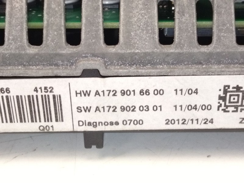 Recambio de pantalla multifuncion para mercedes-benz clase m (w166) ml 250 cdi / bluetec 4-matic (166.004, 166.003) referencia O