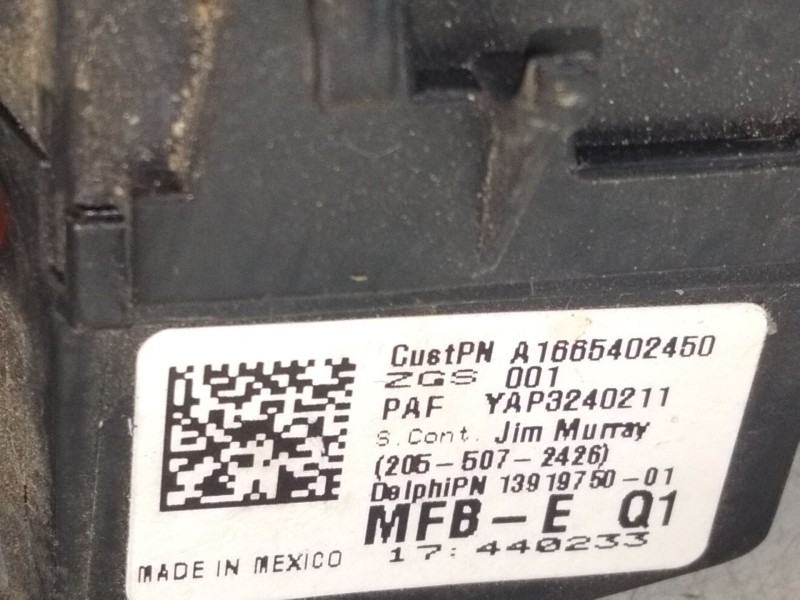 Recambio de fusible bateria para mercedes-benz clase m (w166) ml 250 cdi / bluetec 4-matic (166.004, 166.003) referencia OEM IAM