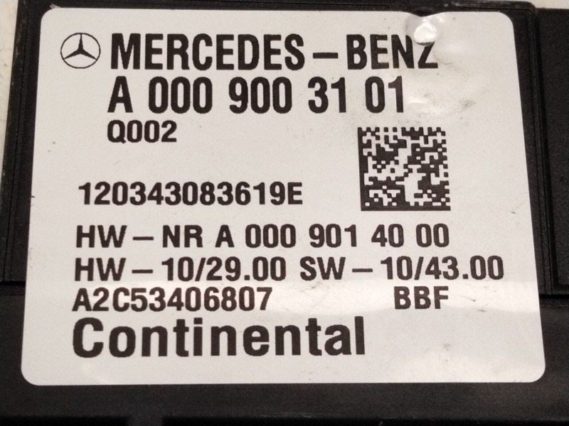 Recambio de centralita bomba combustible diesel para mercedes-benz clase m (w166) ml 250 cdi / bluetec 4-matic (166.004, 166.003