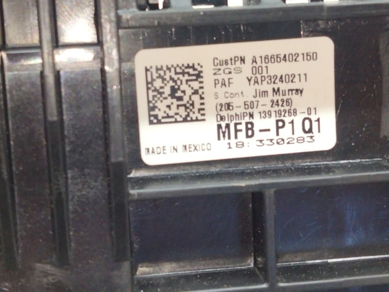 Recambio de fusible bateria para mercedes-benz clase m (w166) ml 250 cdi / bluetec 4-matic (166.004, 166.003) referencia OEM IAM