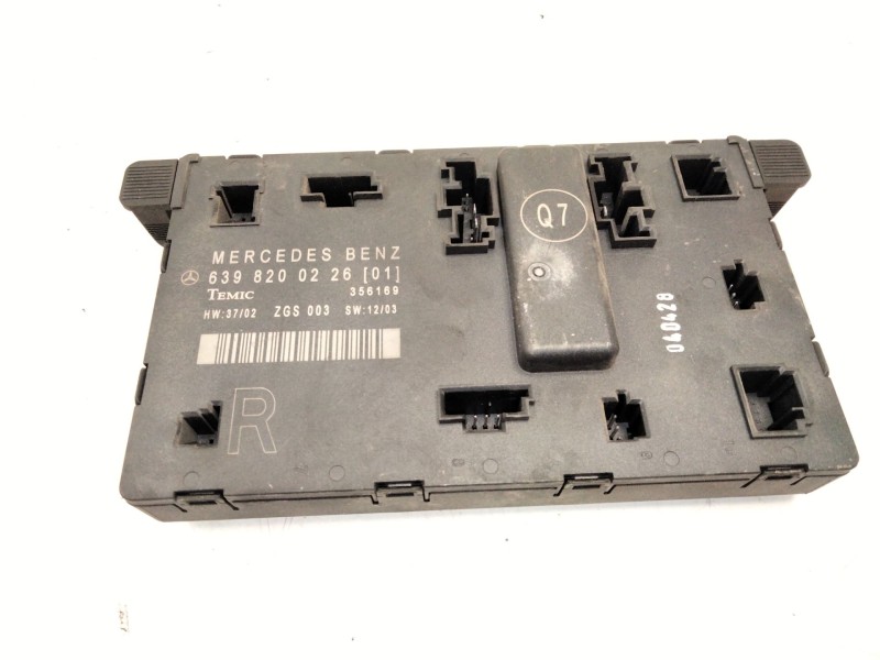 Recambio de modulo control puerta para mercedes-benz vito mixto 06.2003  111 cdi compacto (639.601) referencia OEM IAM 639820022
