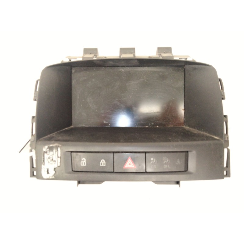 Recambio de pantalla multifuncion para opel astra j (p10) 2.0 cdti (68) referencia OEM IAM 95196687  