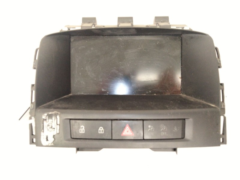 Recambio de pantalla multifuncion para opel astra j (p10) 2.0 cdti (68) referencia OEM IAM 95196687  