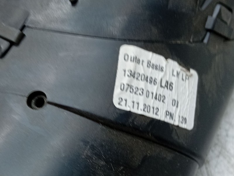 Recambio de aireador izquierdo para opel astra j (p10) 2.0 cdti (68) referencia OEM IAM   