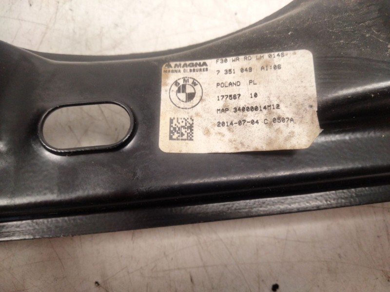 Recambio de elevalunas trasero izquierdo para bmw 3 touring (f31) 318 d referencia OEM IAM   