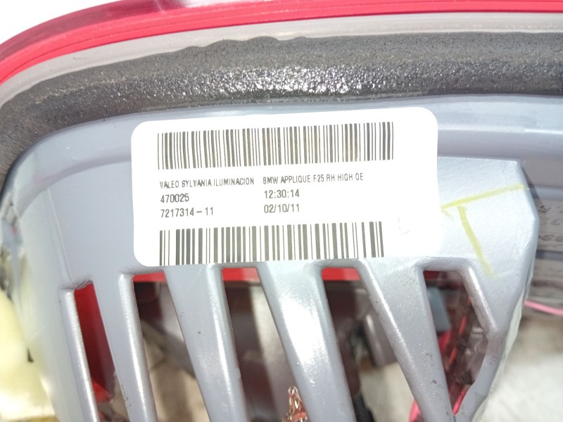 Recambio de piloto trasero derecho porton para bmw x3 (f25) xdrive 20 d referencia OEM IAM 7217314  