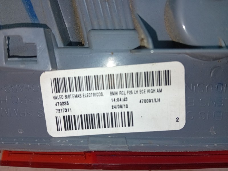 Recambio de piloto trasero izquierdo para bmw x3 (f25) xdrive 20 d referencia OEM IAM 7217311  