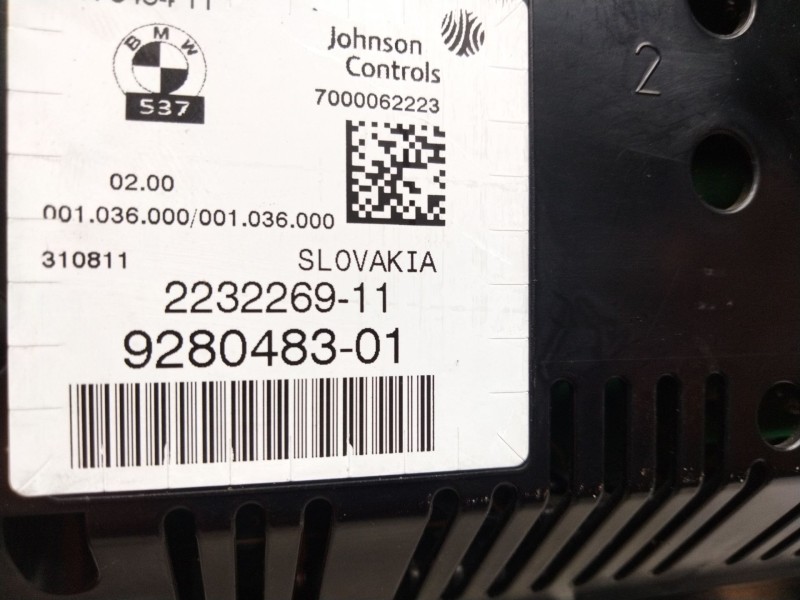 Recambio de cuadro instrumentos para bmw x3 (f25) xdrive 20 d referencia OEM IAM 1044663  