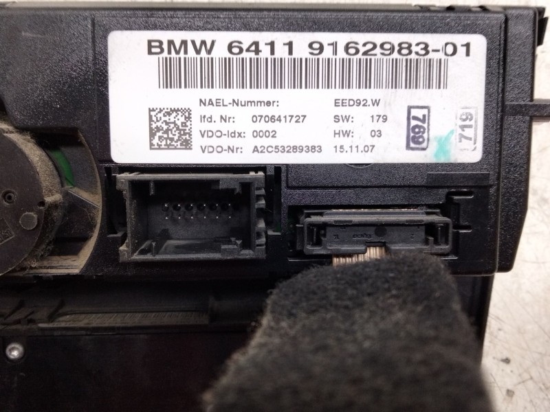 Recambio de mando calefaccion / aire acondicionado para bmw serie 1 berlina (e81/e87) 118d referencia OEM IAM   