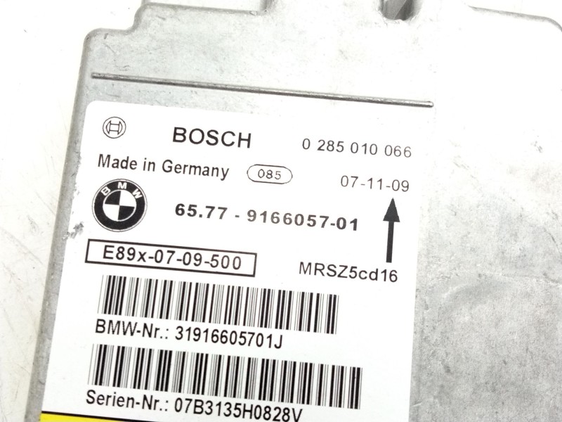 Recambio de centralita airbag para bmw serie 1 berlina (e81/e87) 118d referencia OEM IAM 9166057  