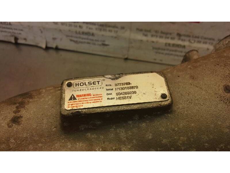 Recambio de turbocompresor para iveco stralis 500 euro 4 referencia OEM IAM HE551V  