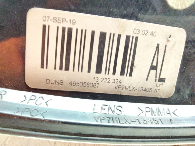 Recambio de piloto trasero izquierdo para opel astra h (a04) 1.7 cdti (l48) referencia OEM IAM 13222324  