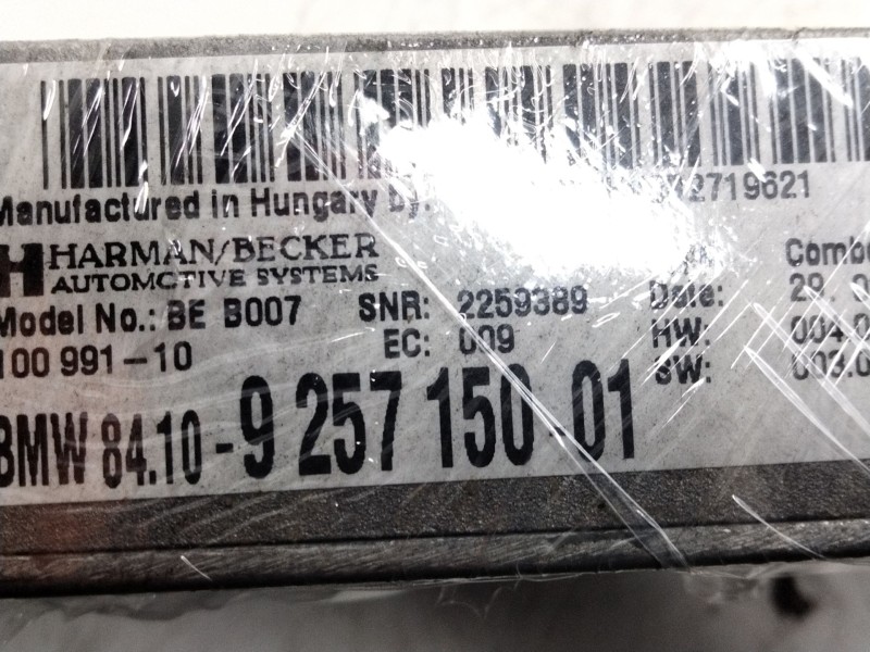 Recambio de centralita bluetooth para bmw x3 (f25) xdrive 20 d referencia OEM IAM 925715001  