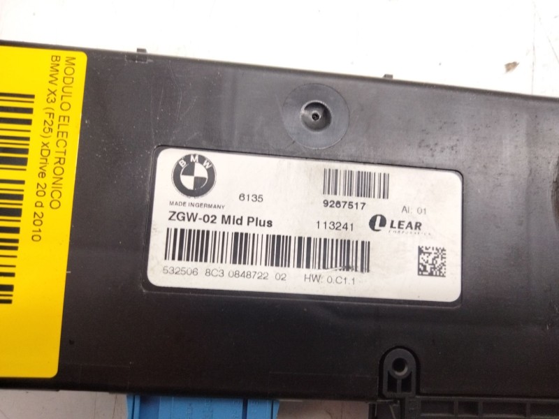 Recambio de modulo electronico para bmw x3 (f25) xdrive 20 d referencia OEM IAM 61359267517  