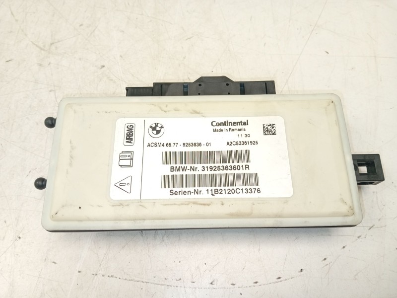 Recambio de modulo airbags para bmw x3 (f25) xdrive 20 d referencia OEM IAM 3192536360R  