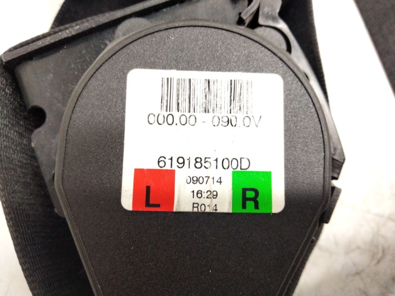 Recambio de cinturon seguridad trasero izquierdo para bmw 3 touring (f31) 318 d referencia OEM IAM 619185100D  