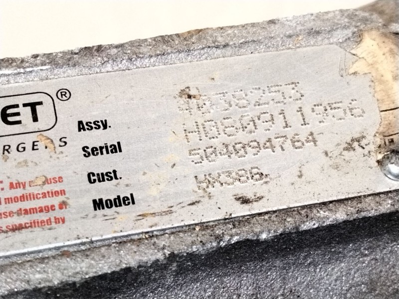 Recambio de turbocompresor para iveco 79.14 camio cisterna referencia OEM IAM HX38G  