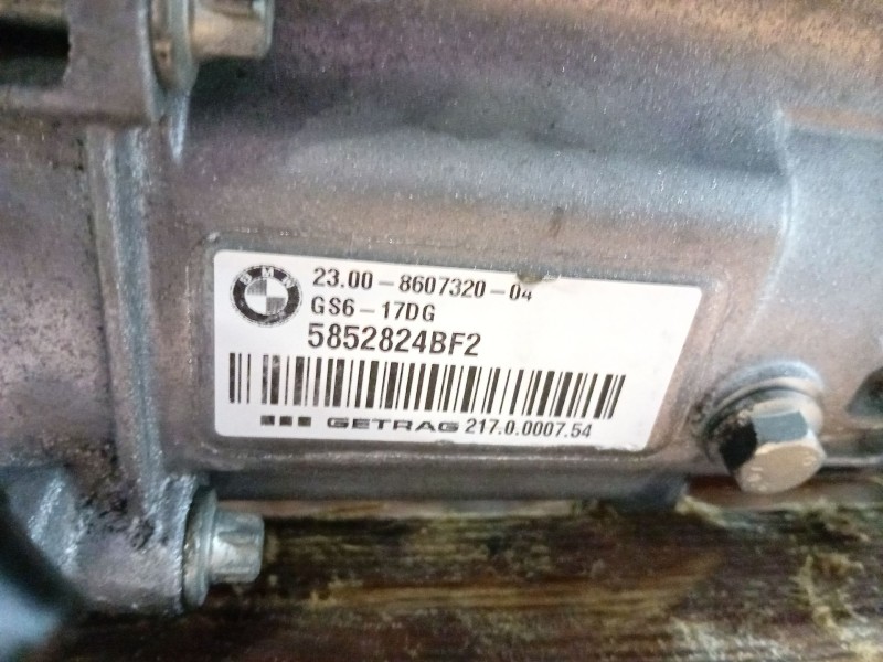 Recambio de caja cambios para bmw 3 touring (f31) 318 d referencia OEM IAM GS617DG  
