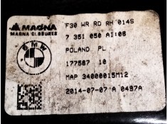 Recambio de elevalunas trasero derecho para bmw 3 touring (f31) 318 d referencia OEM IAM 7351050   2