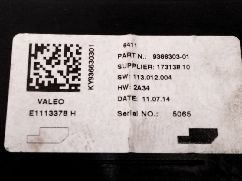 Recambio de unidad de control para bmw 3 touring (f31) 318 d referencia OEM IAM 936630301  