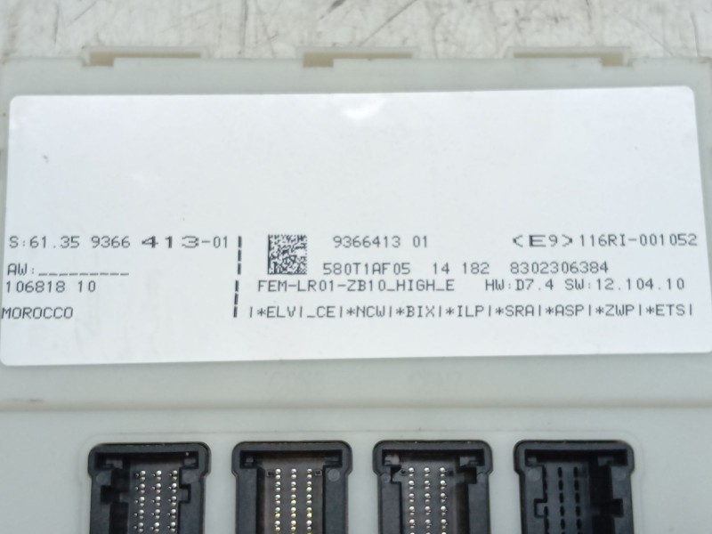 Recambio de modulo confort para bmw 3 touring (f31) 318 d referencia OEM IAM   