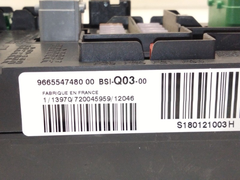 Recambio de caja fusibles para citroën c4 ii (nc_) 1.6 hdi 110 referencia OEM IAM 9665547480  