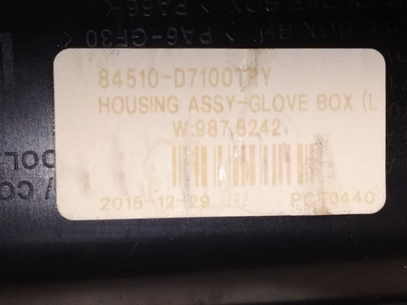 Recambio de guantera para hyundai tucson (tl, tle) 2.0 crdi referencia OEM IAM   